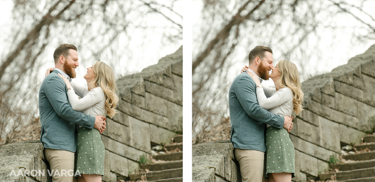 02 washingtons landing stairs engagement(pp w768 h373) - Kristen + Luke | Washington's Landing Engagement Photos