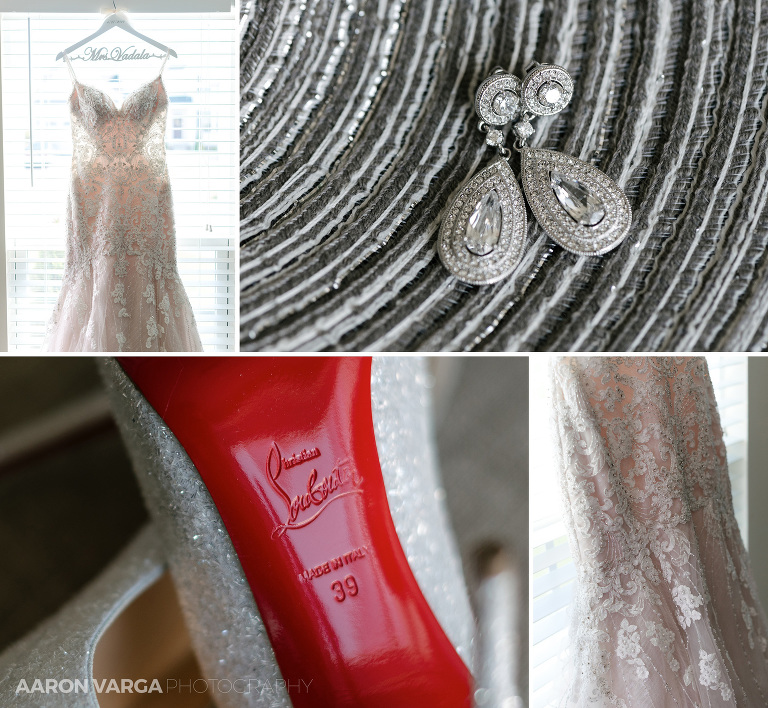 03 christian louboutin wedding shoes 1(pp w768 h708) - Cassandra + David | Sheraton Station Square Wedding Photos