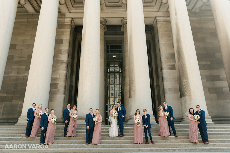 17 bridal party mellon institute 1(pp w768 h512) - Cassandra + David | Sheraton Station Square Wedding Photos