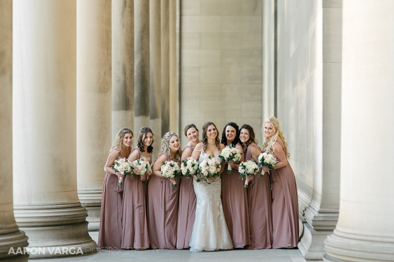 21 spring wedding dusty rose bridesmaid dresses 1(pp w768 h511) - Cassandra + David | Sheraton Station Square Wedding Photos