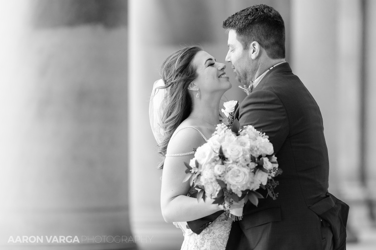 26 bride groom mellon institute 1(pp w768 h511) - Cassandra + David | Sheraton Station Square Wedding Photos