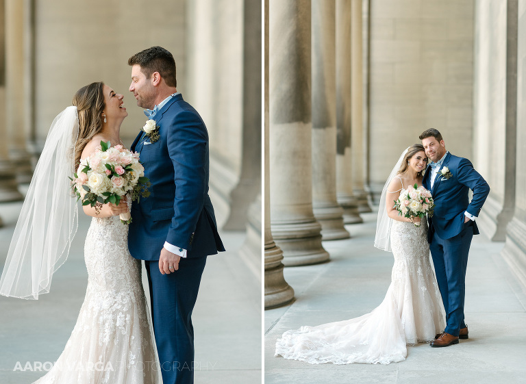 27 bride groom portrait spring wedding 1(pp w768 h561) - Cassandra + David | Sheraton Station Square Wedding Photos