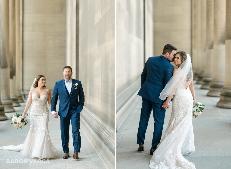 33 carnegie mellon institute wedding 1(pp w768 h561) - Cassandra + David | Sheraton Station Square Wedding Photos