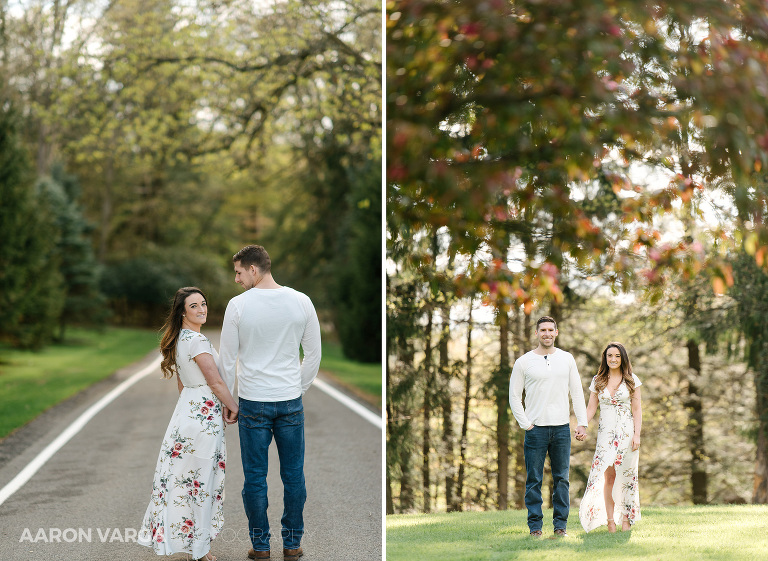 03 hartwood acres engagement walking(pp w768 h561) - Alexa + Jack | Hartwood Acres Engagement Photos