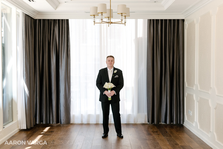 11 hotel monaco wedding first look(pp w768 h512) - MJ + Michael | Hotel Monaco Wedding Photos