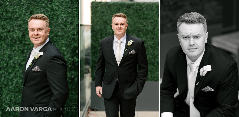23 hotel monaco wedding groom(pp w768 h378) - MJ + Michael | Hotel Monaco Wedding Photos