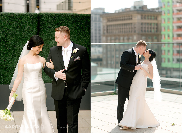 34 hotel monaco wedding spring rooftop(pp w768 h561) - MJ + Michael | Hotel Monaco Wedding Photos