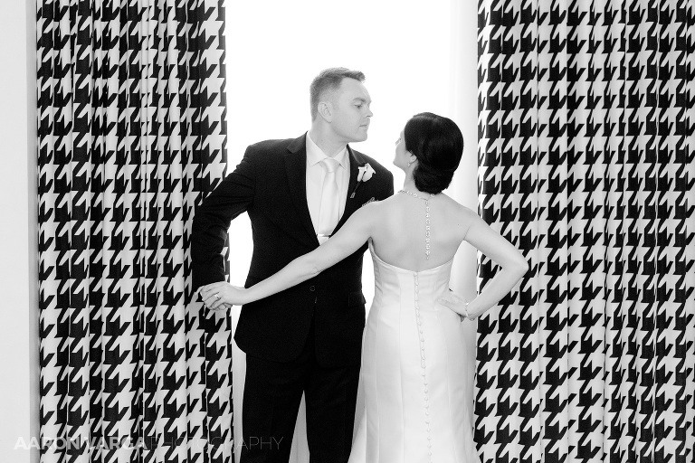46 hotel monaco black white wedding(pp w768 h512) - MJ + Michael | Hotel Monaco Wedding Photos