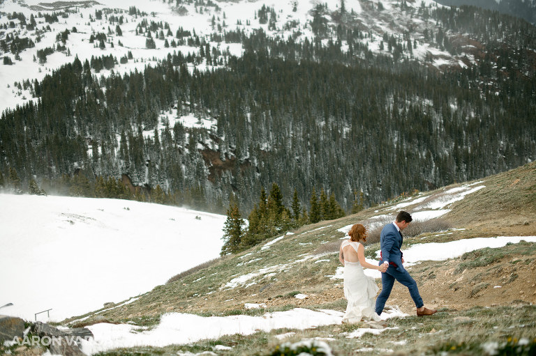 14 winter wedding photos loveland pass colorado(pp w768 h511) - Rachel + Nic | Loveland Pass Colorado Wedding Photos