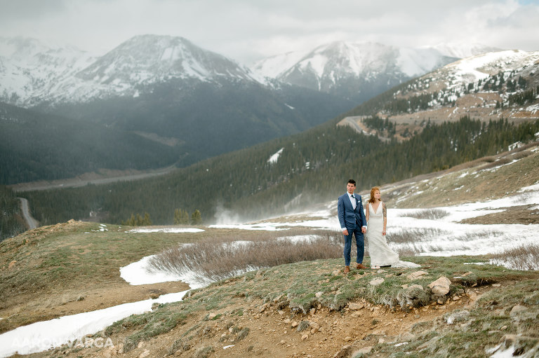 15 colorado wedding(pp w768 h511) - Rachel + Nic | Loveland Pass Colorado Wedding Photos