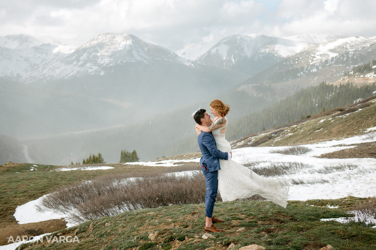 21 colorado mountain wedding(pp w768 h511) - Rachel + Nic | Loveland Pass Colorado Wedding Photos