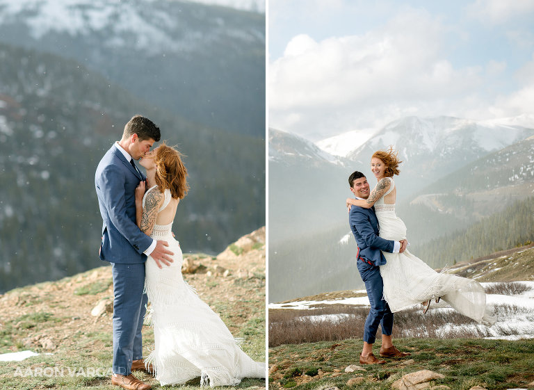 22 colorado mountains wedding photographers(pp w768 h561) - Rachel + Nic | Loveland Pass Colorado Wedding Photos