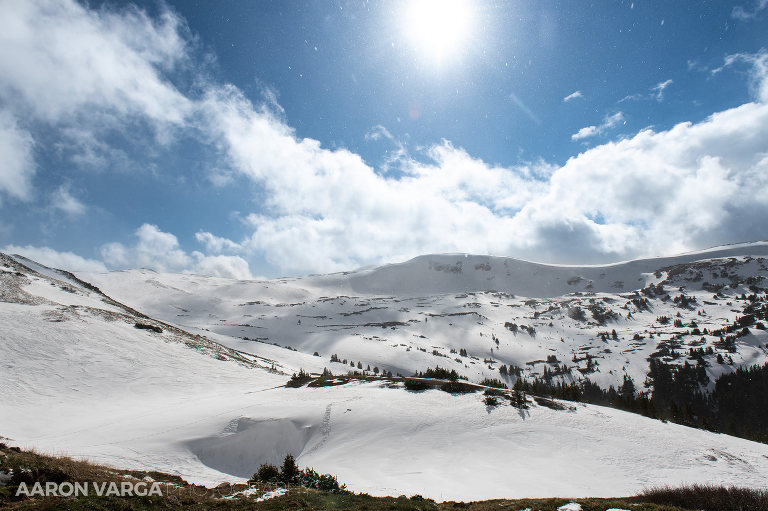 23 mountain wedding landscape colorado(pp w768 h511) - Rachel + Nic | Loveland Pass Colorado Wedding Photos