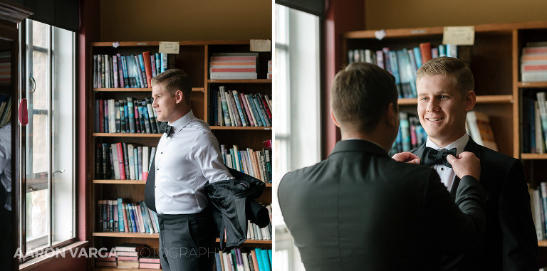 10 groom getting ready wedding(pp w768 h381) - Sarah + Kirill | DoubleTree Hotel Youngstown Ohio Wedding Photos