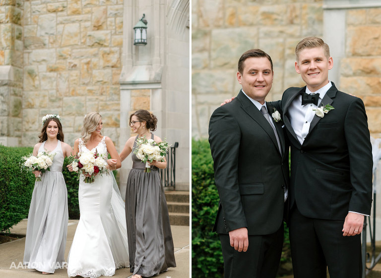 18 bridal party photos Clen Moore Presbyterian Church(pp w768 h561) - Sarah + Kirill | DoubleTree Hotel Youngstown Ohio Wedding Photos