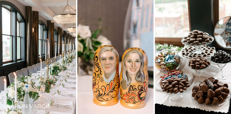 43 doubletree hotel youngstown wedding reception details(pp w768 h378) - Sarah + Kirill | DoubleTree Hotel Youngstown Ohio Wedding Photos