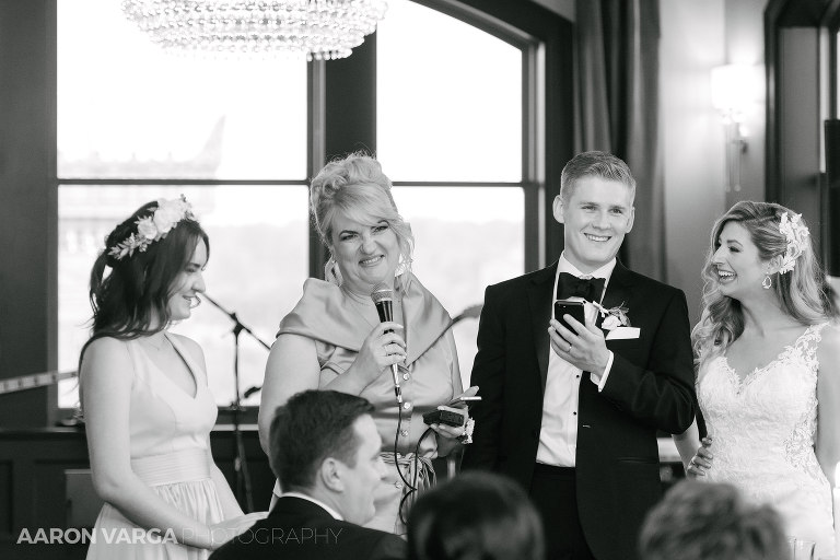 49 family wedding toasts(pp w768 h512) - Sarah + Kirill | DoubleTree Hotel Youngstown Ohio Wedding Photos