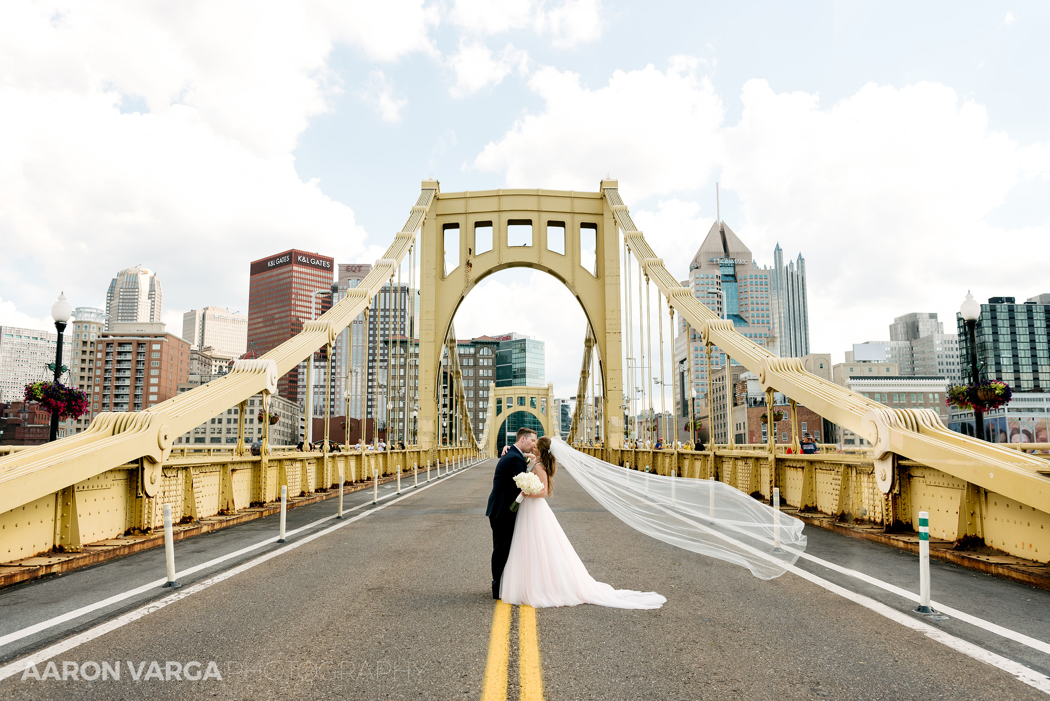 25 clemente bridge pittsburgh wedding - Hillary + Casey | Duquesne Power Center Wedding Photos