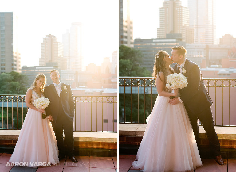 53 duquesne power center wedding sunset(pp w768 h561) - Hillary + Casey | Duquesne Power Center Wedding Photos