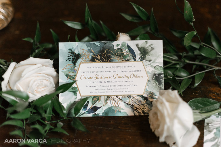 08 invitations longue vue club wedding(pp w768 h512) - Celeste + Tim | Fox Chapel Presbyterian Church and Longue Vue Club Wedding Photos