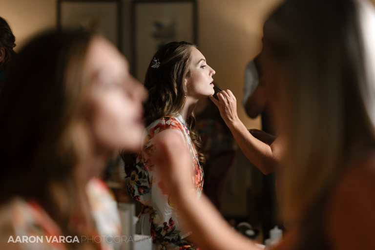 10 longue vue club bride getting ready(pp w768 h512) - Celeste + Tim | Fox Chapel Presbyterian Church and Longue Vue Club Wedding Photos