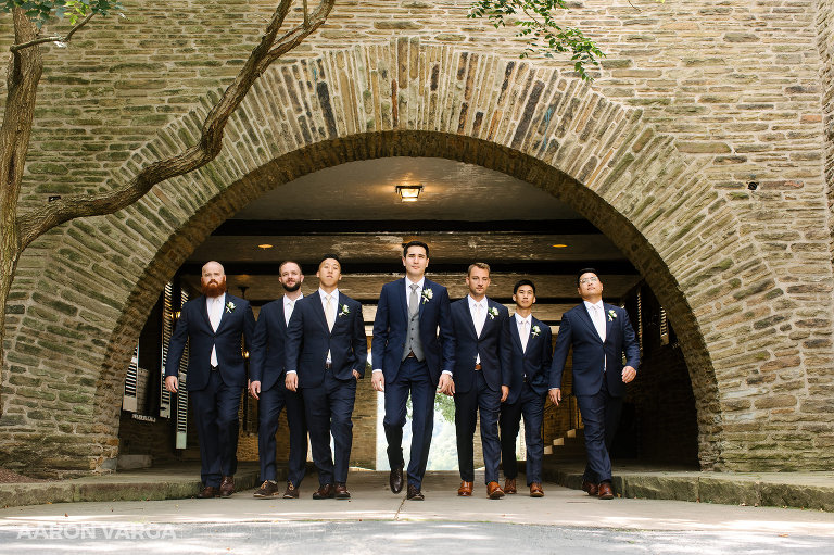 20 groomsmen longue vue club(pp w768 h511) - Celeste + Tim | Fox Chapel Presbyterian Church and Longue Vue Club Wedding Photos