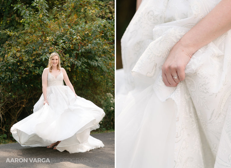 06 bride twirling dress(pp w768 h561) - Hilary + Justin | The Chadwick Wedding Photos