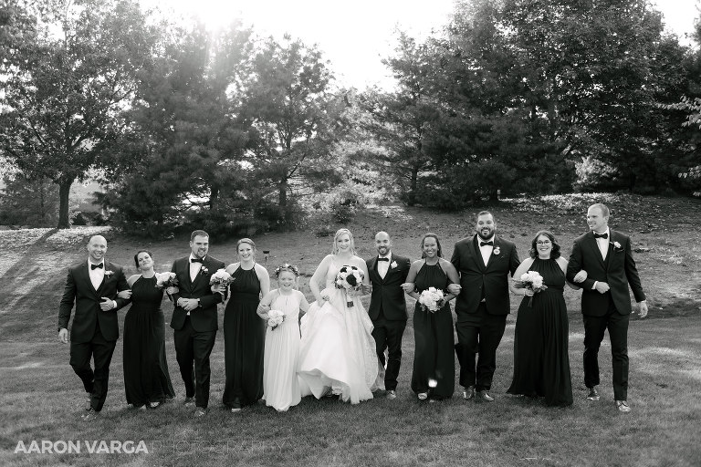 23 chadwick bridal party black white(pp w768 h512) - Hilary + Justin | The Chadwick Wedding Photos