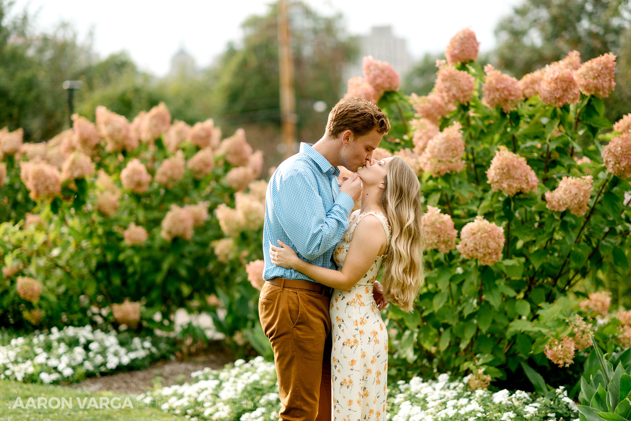 06 phipps conservatory engagement photo - Chelsey + Teddy | Schenley Park Engagement Photos