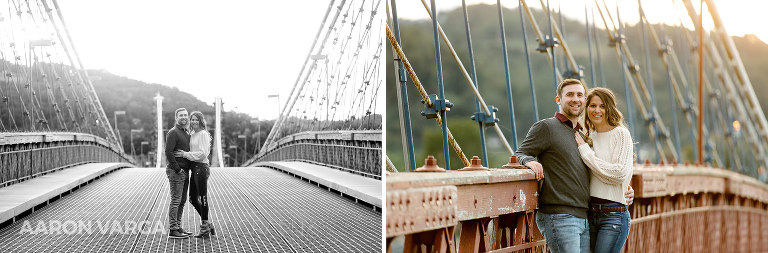 17 wheeling bridge engagement(pp w768 h253) - Stephanie + Tyler | Wheeling Waterfront Engagement Photos