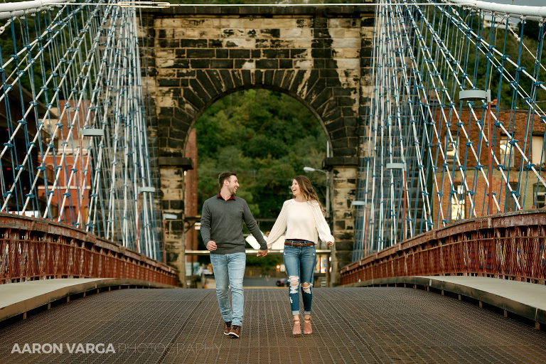 27 bridge engagement photos wheeling(pp w768 h512) - Stephanie + Tyler | Wheeling Waterfront Engagement Photos