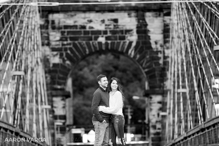 28 wheeling wv bridge engagement photo(pp w768 h512) - Stephanie + Tyler | Wheeling Waterfront Engagement Photos