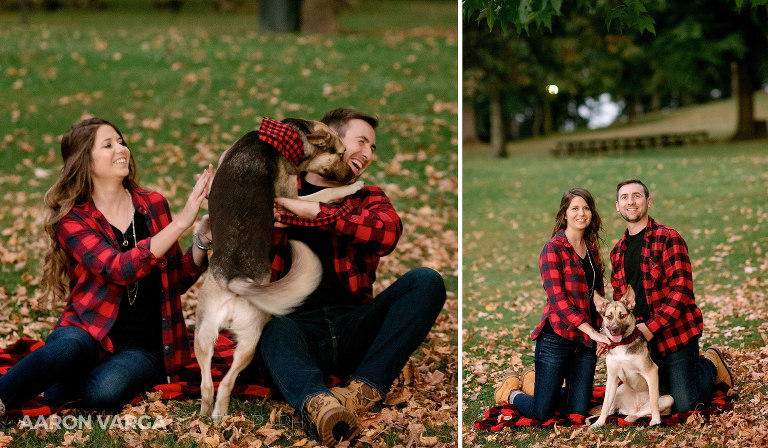 32 engagement photos with dog(pp w768 h448) - Stephanie + Tyler | Wheeling Waterfront Engagement Photos