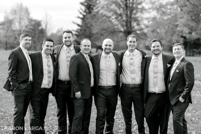 09 fall wedding groomsmen(pp w768 h512) - Liz + Josh | Chestnut Ridge Golf Resort Wedding Photos