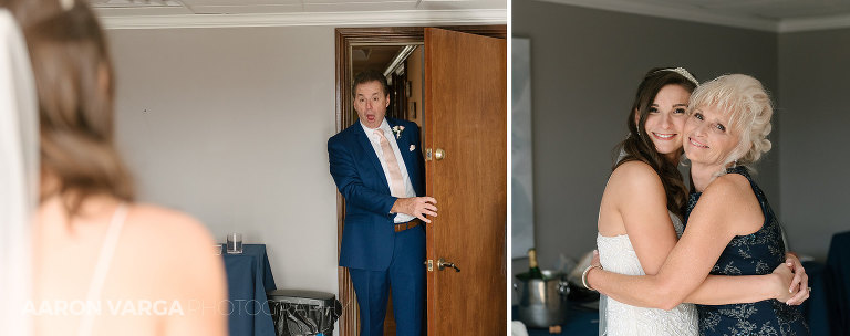 11 bride dad first look with father(pp w768 h304) - Liz + Josh | Chestnut Ridge Golf Resort Wedding Photos