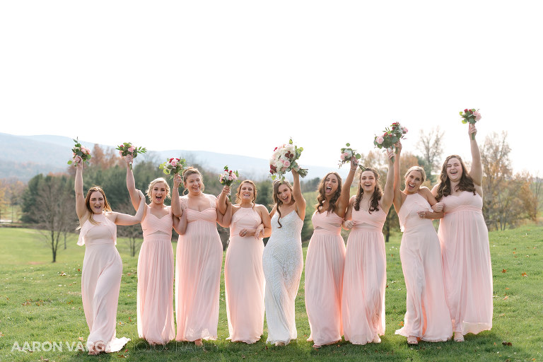 14 pink bridesmaid dresses fall(pp w768 h512) - Liz + Josh | Chestnut Ridge Golf Resort Wedding Photos