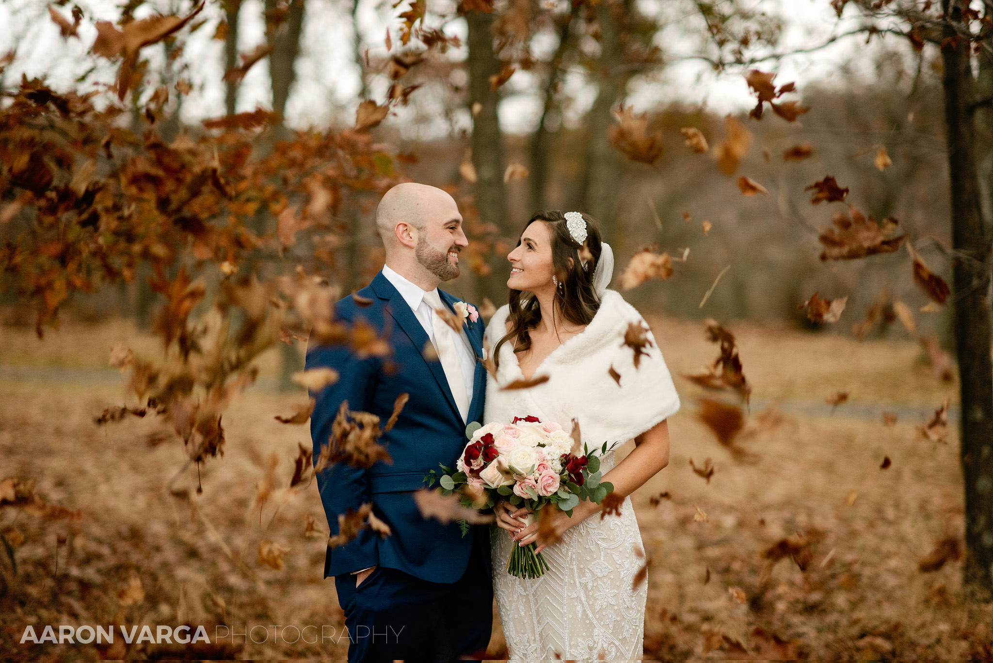 37 fall wedding photo chestnut ridge golf resort - Liz + Josh | Chestnut Ridge Golf Resort Wedding Photos