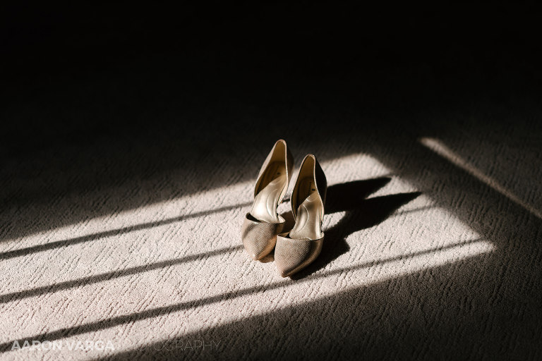 05 gold wedding shoes(pp w768 h512) - Kristen + Luke | Heinz History Center Wedding Photos