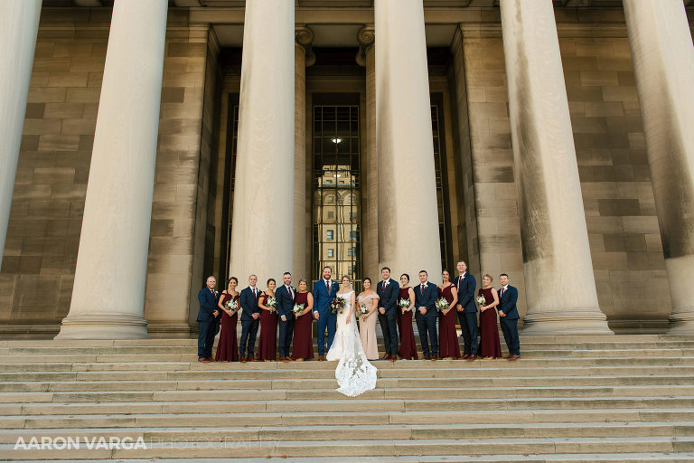 18 mellon pillars wedding(pp w768 h512) - Kristen + Luke | Heinz History Center Wedding Photos