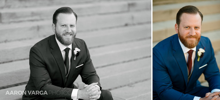 29 groom portrait wedding(pp w768 h351) - Kristen + Luke | Heinz History Center Wedding Photos