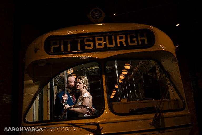 53 heinz history center trolley(pp w768 h512) - Kristen + Luke | Heinz History Center Wedding Photos