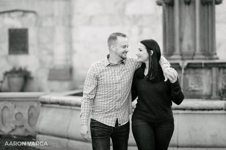 23 mellon park fountain(pp w768 h512) - Samarah + Bryan | Mellon Park Engagement Photos