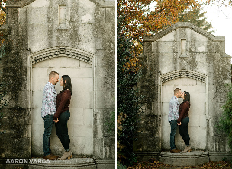 24 mellon park courtyard(pp w768 h561) - Samarah + Bryan | Mellon Park Engagement Photos