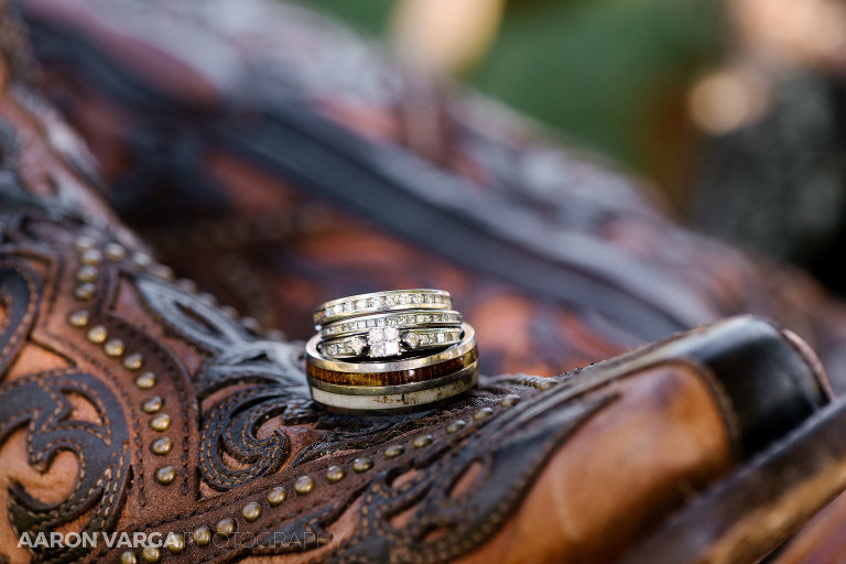 02 cowboy boots wedding rings(pp w768 h512) - Megan + Brian | The Fez Wedding Photos