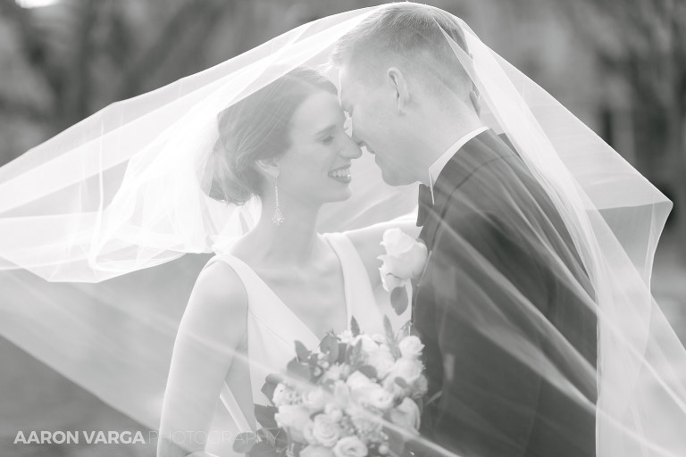 36 bride groom under veil(pp w768 h512) - Emily + Keith | Hotel Monaco