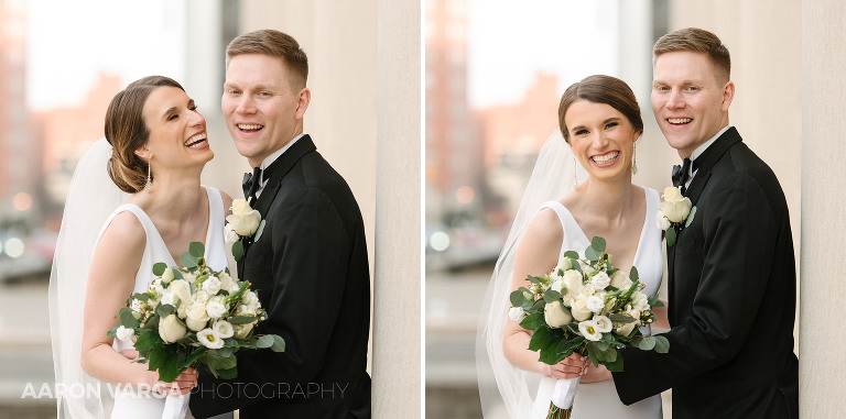 47 laughing bride groom wedding(pp w768 h381) - Emily + Keith | Hotel Monaco
