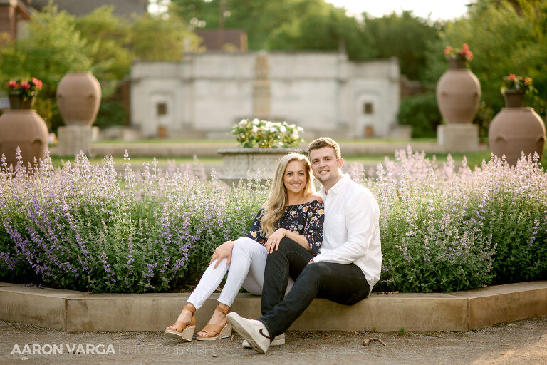 17 engagement photos park flowers(pp w768 h512) - Missy + Joe | Mellon Park and North Shore Engagement Photos