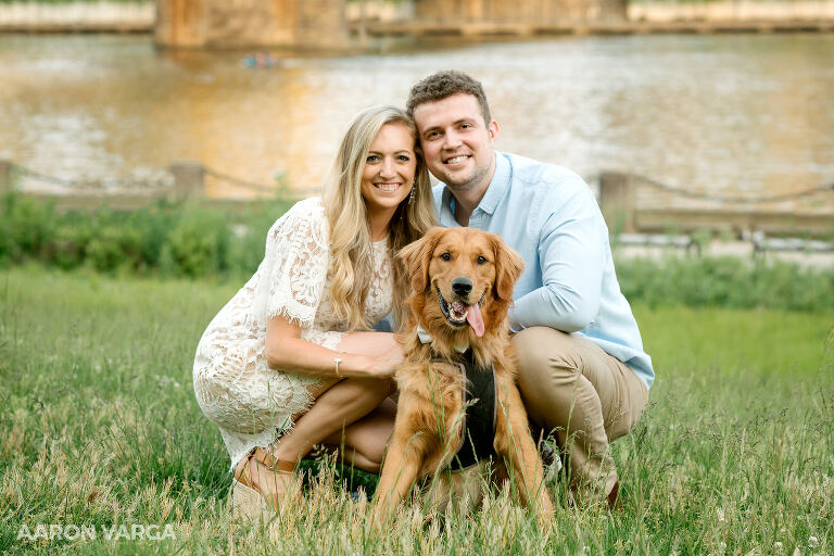 22 engagement photos with dog(pp w768 h512) - Missy + Joe | Mellon Park and North Shore Engagement Photos