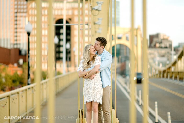 26 north shore pittsburgh engagement bridge(pp w768 h512) - Missy + Joe | Mellon Park and North Shore Engagement Photos