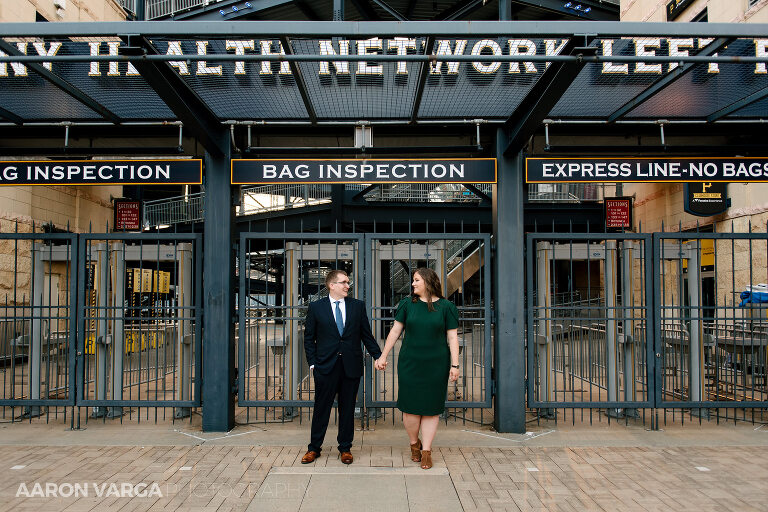42 pnc park engagement(pp w768 h512) - Sarah + Patrick | Mellon Park and North Shore Engagement Photos
